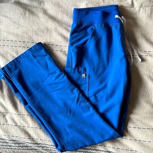 FIGS royal blue Kade Cargo scrub pants